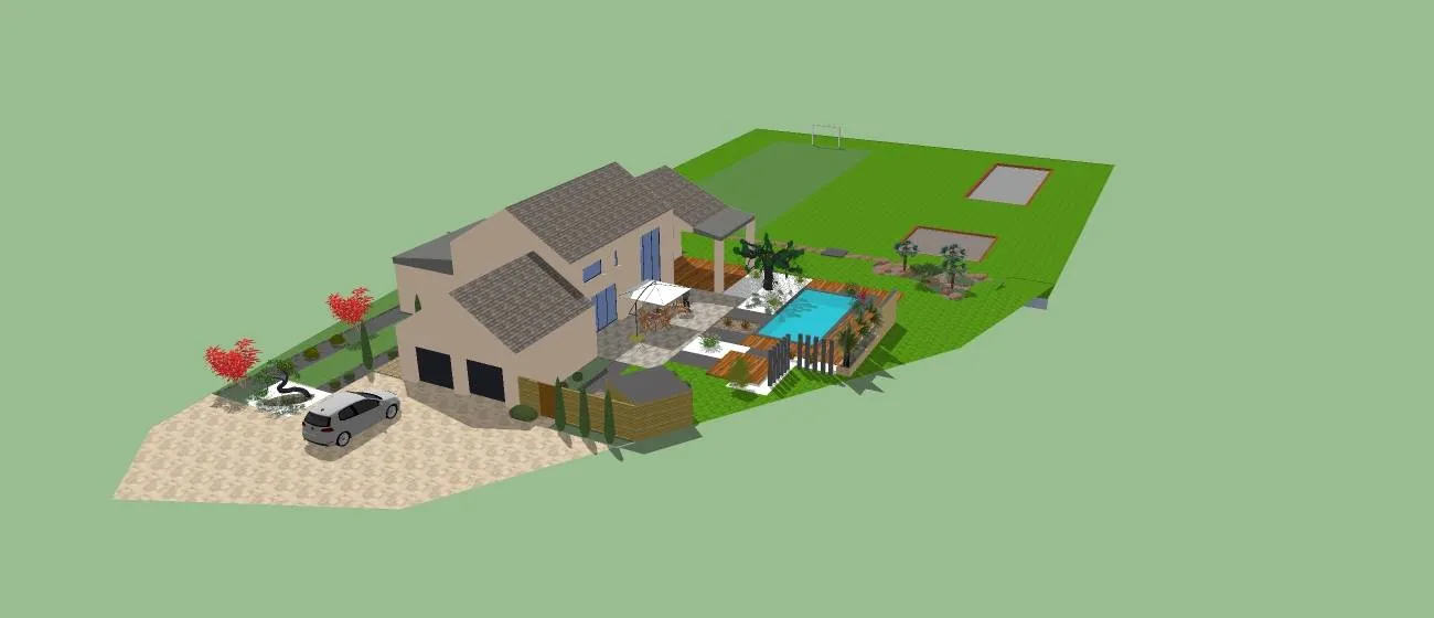 amenagement de jardin betton