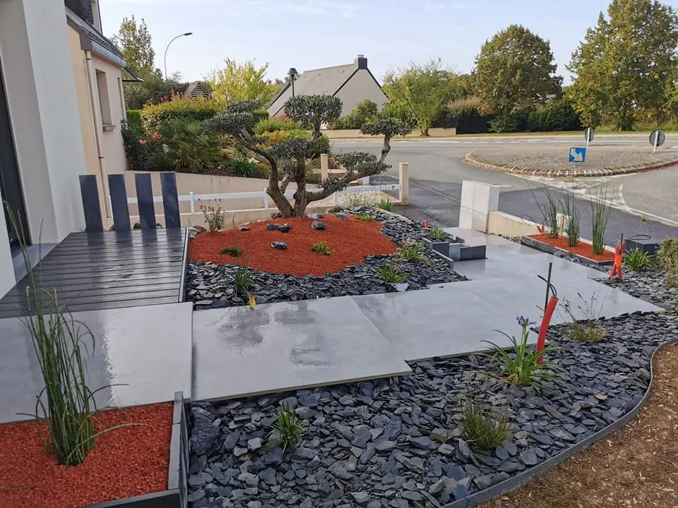amenagement de jardin betton