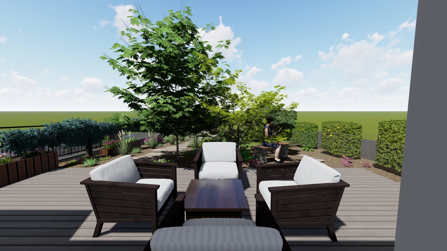 amenagement de jardin chateaubourg