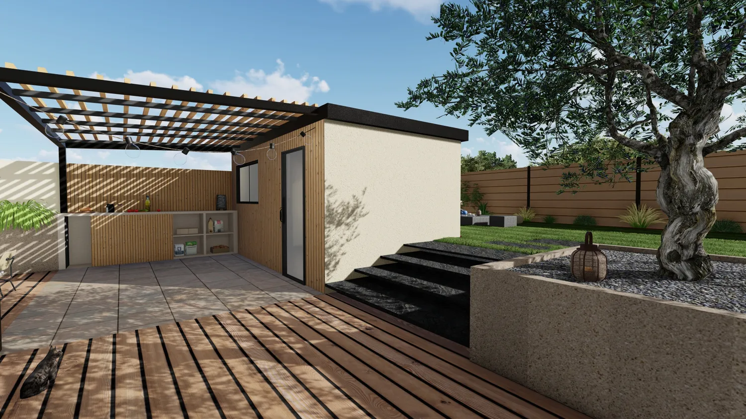 amenagement de jardin chateaubourg