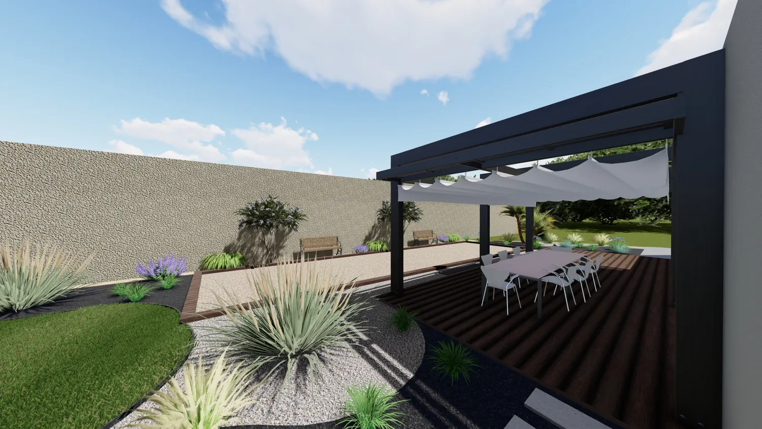 amenagement de jardin chateaubourg