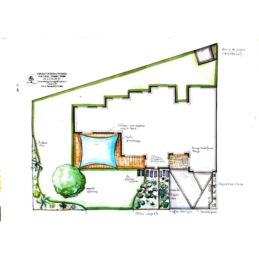 amenagement de jardin domloup