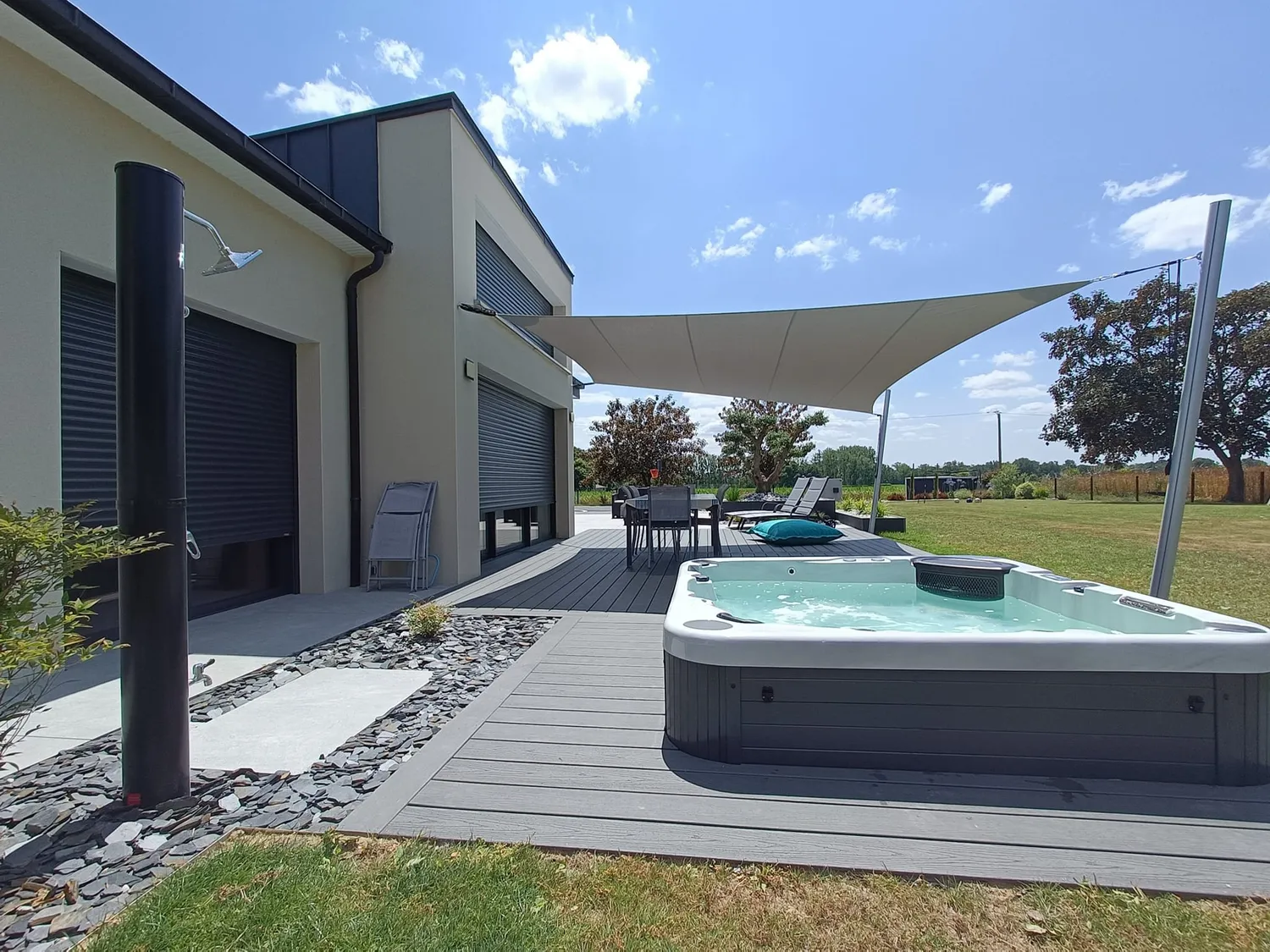 amenagement de terrasse betton
