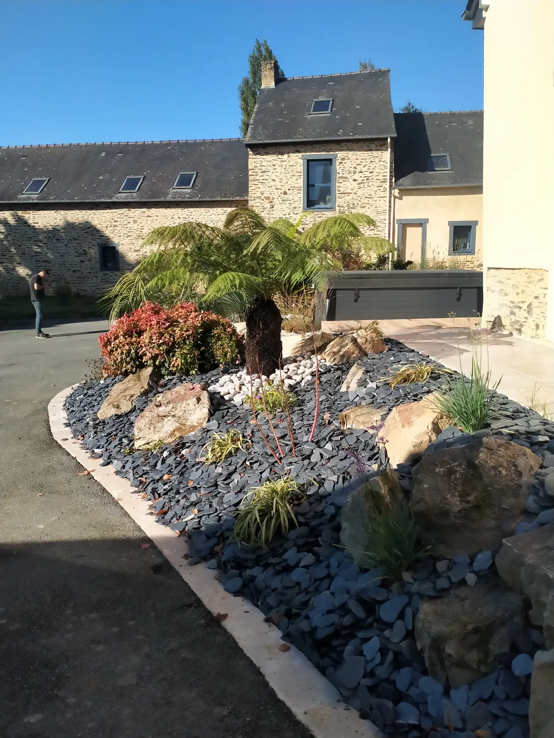 amenagement de terrasse betton