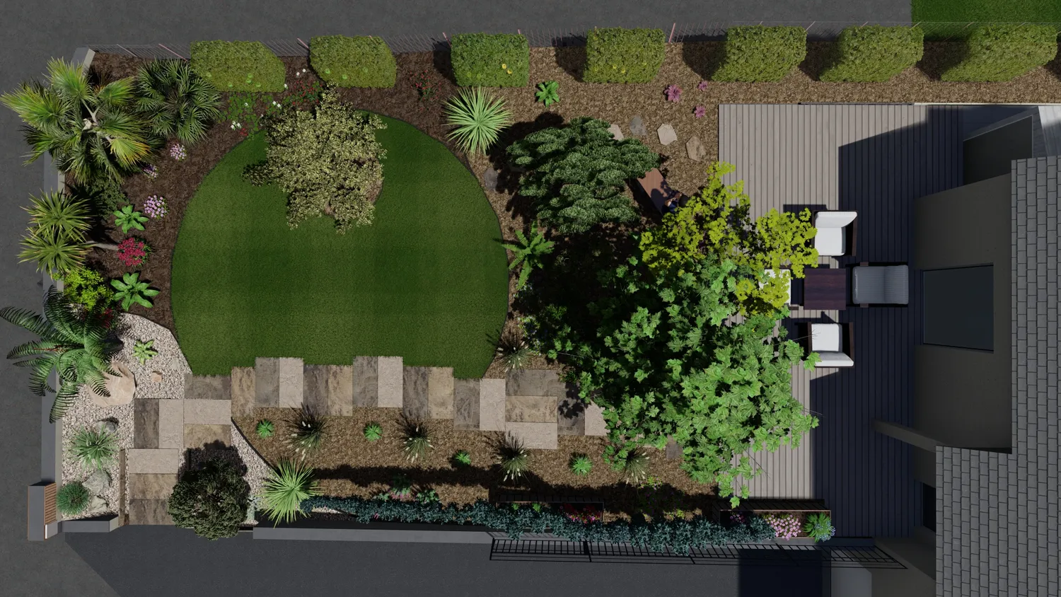 amenagement de terrasse betton