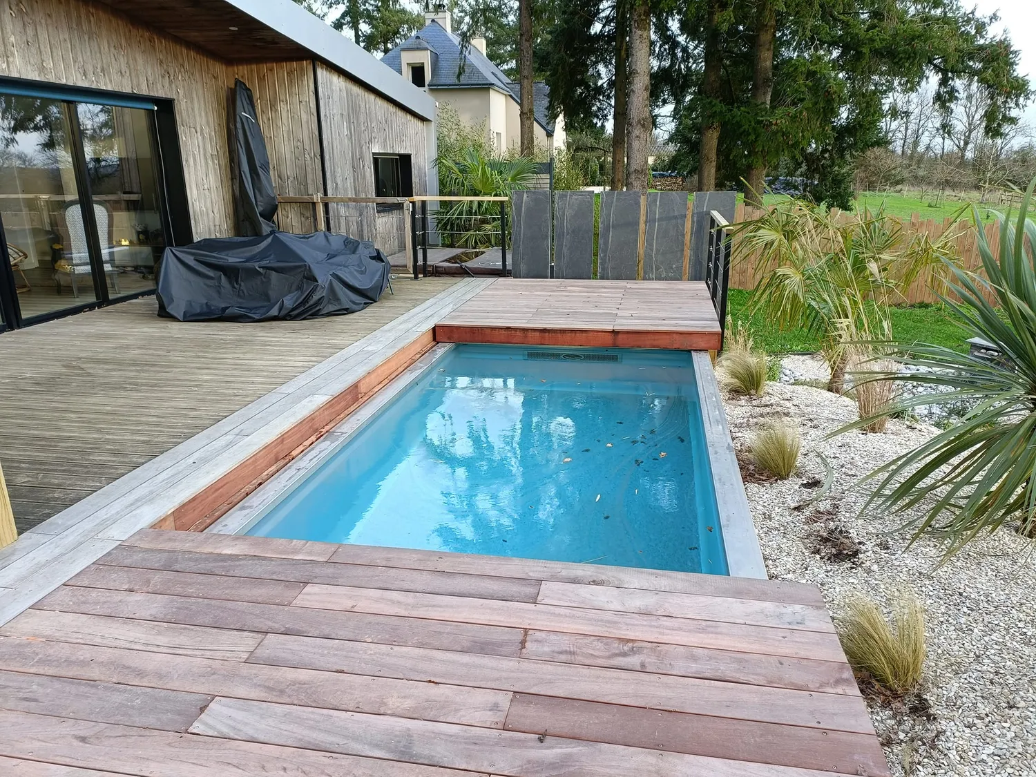 amenagement de terrasse betton