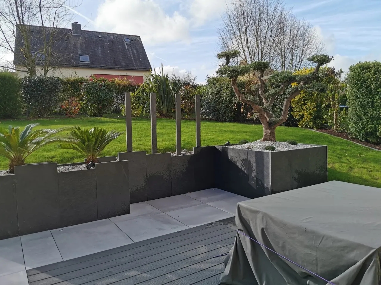 amenagement de terrasse chateaubourg