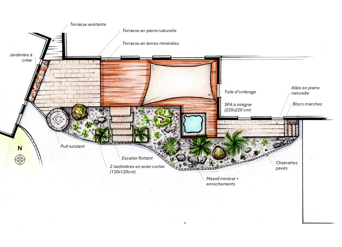 amenagement de terrasse domloup