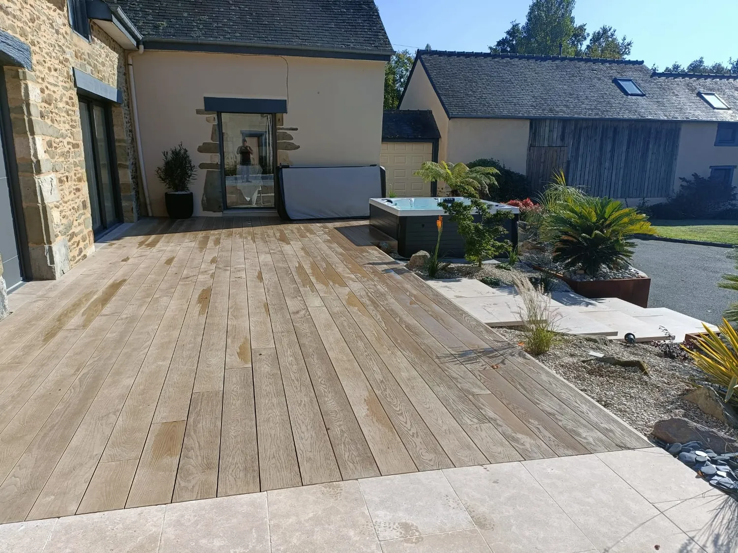 amenagement de terrasse domloup