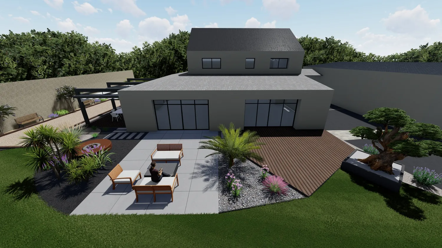 amenagement de terrasse thorigne fouillard