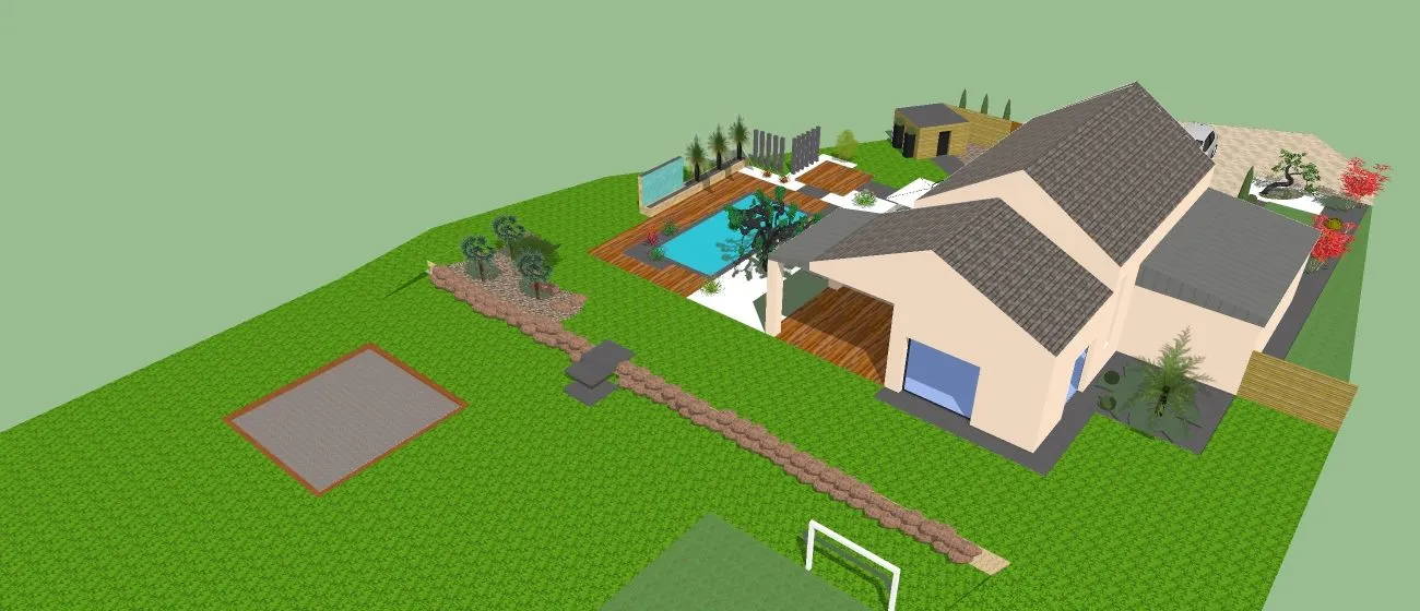 pose de cloture betton